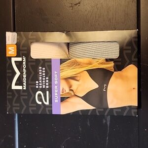 Maidenform Rib Seamless Bras 2 Pk NIP. *